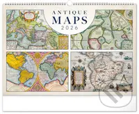 NOTIQUE Nástenný kalendár Antique maps (Staré mapy) 2026