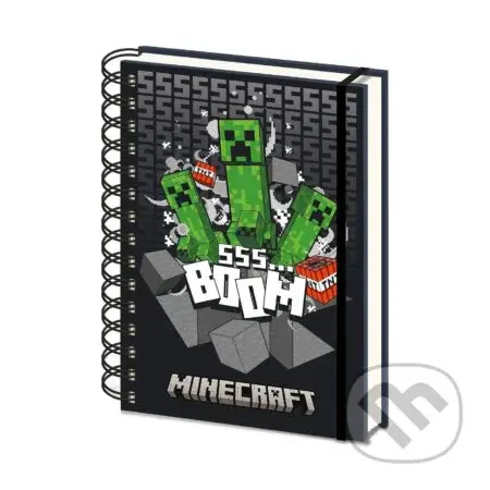 Zápisník Minecraft 3D - Boom