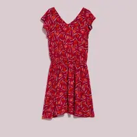 DÁMSKÉ ŠATY L-SU-4058 JAHODA