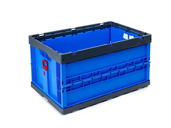 5 ks - Skládací přepravka modrá 60x40x42 bez víka