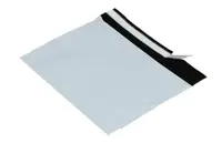 50 ks - Obálka plastová samolepicí bílo-černá 650x450, tl. 0,06 (80% podíl recyklátu)