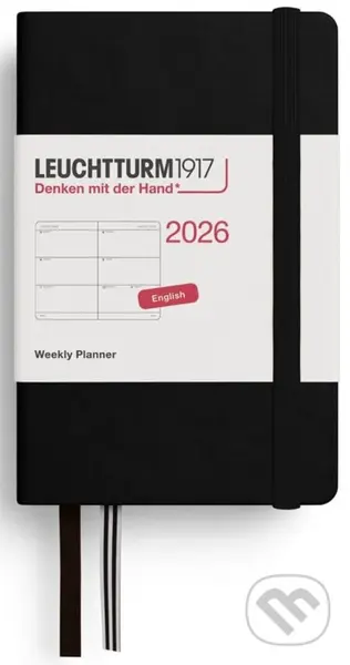 Weekly Planner 2026 Mini (A7) Black