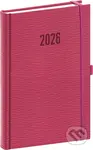 NOTIQUE Denný diár Rivoli 2026 (ružový) (s pútkom na pero, elastické zatváranie)