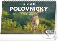 NOTIQUE Stolový Poľovnícky kalendár 2026 (riadkový)