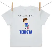 Boodyy Tričko s krátkym rukávom Keď vyrastiem budem tenista 104 (3-4 roky)