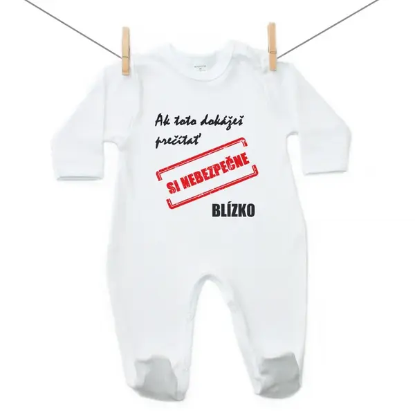 Boodyy Overal Nebezpečne blízko 74 (6-9 mesiacov)