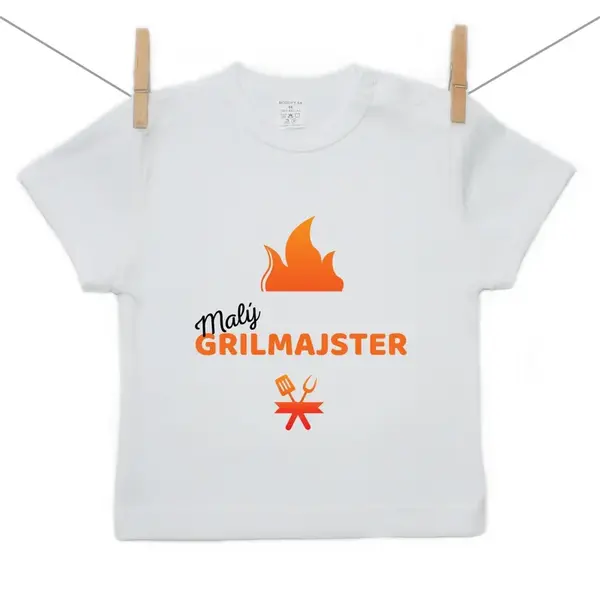 Boodyy Tričko s krátkym rukávom Malý grilmajster 86 (12-18 mesiacov)