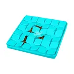 Silikónová čuchacia podložka pre mačku alebo psa modrá