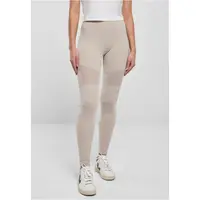 Women's Tech Mesh Leggings in Warm Grey