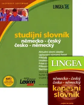 Studijní slovník německo-český a česko-německý na CD-ROM a kapesní slovník
