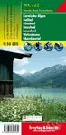 WK 223 Karnische Alpen, Gailtal, Gitschtal, Nassfeld, Lesachtal, Weissensee, Oberdrautal, Wanderkarte 1:50.000/mapa