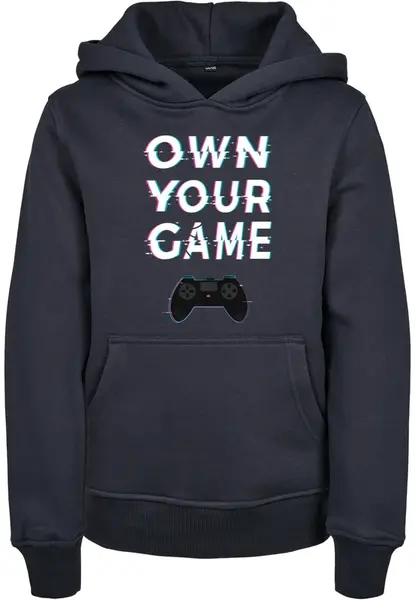 Kids Own Your Game Hoody Navy
