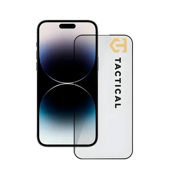 Tactical Glass Shield 5D sklo pre Apple iPhone 14 Pro - Čierna (SKU: 26385)