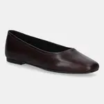 Kožené baleríny Vagabond Shoemakers JOLIN vínová barva, 5508-001-38
