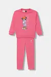 Dětská tepláková souprava adidas růžová barva, JY3470