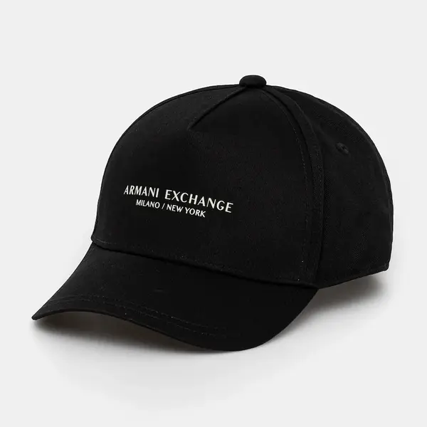 Bavlněná baseballová čepice Armani Exchange