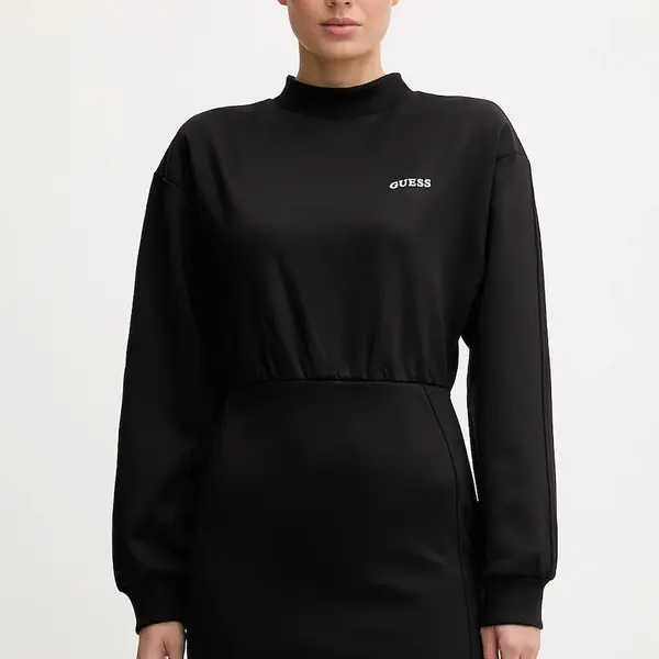 Šaty Guess CARMEN černá barva, mini, V5YK02 KCX22