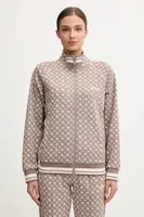 Mikina Guess AGGIE dámská, béžová barva, vzorovaná, V5YQ03 KB212