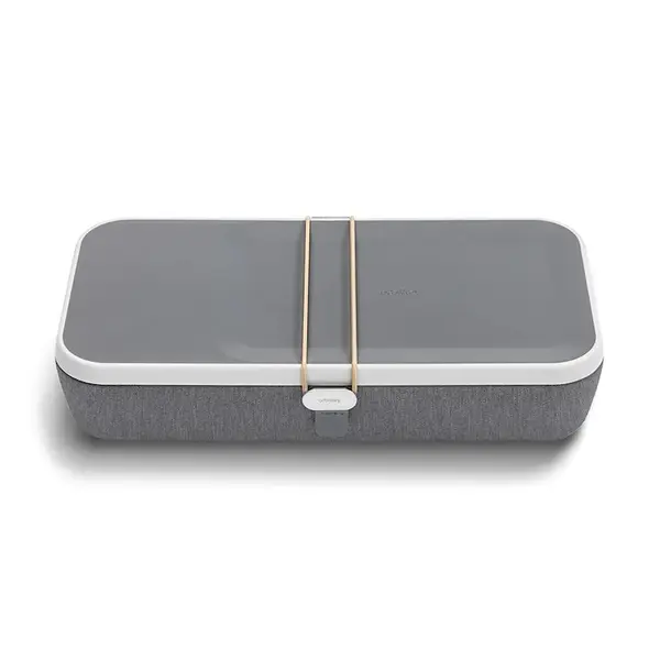 Přenosný kancelářský organizér s funkcí bezdrátového nabíjení Orbitkey Nest v2 24 x 12 x 5 cm šedá barva