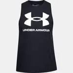 Under Armour Tílko Sportstyle Graphic Tank-BLK - Dámské