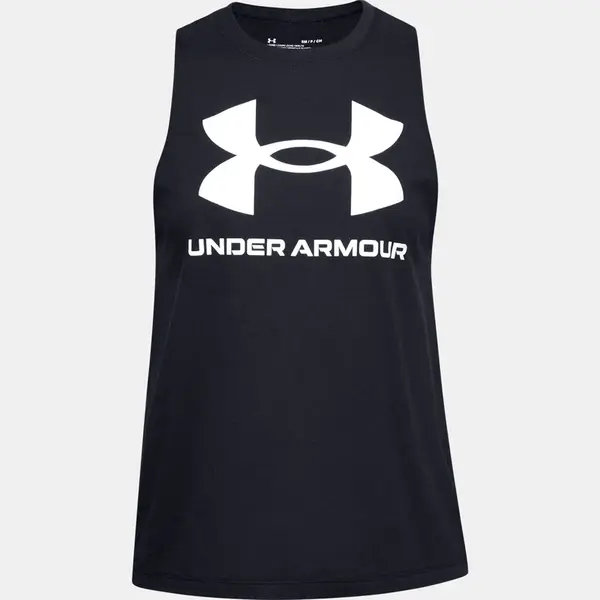Under Armour Tílko Sportstyle Graphic Tank-BLK - Dámské
