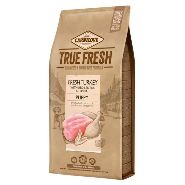CARNILOVE Dog true fresh turkey puppy pro psy, Hmotnost balení: 4 kg