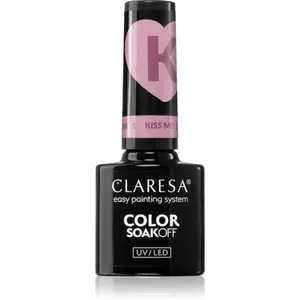 Claresa SoakOff UV/LED Color Kiss Me gelový lak na nehty odstín 1 5 g