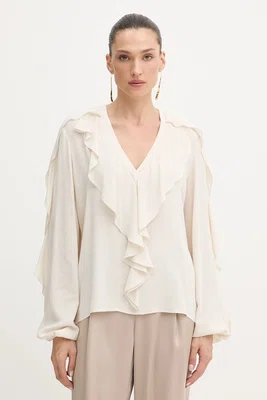 Halenka Liu Jo dámská, béžová barva, hladká, UF5238.T2578