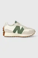 Kožené tenisky New Balance 327 bílá barva, U327LX