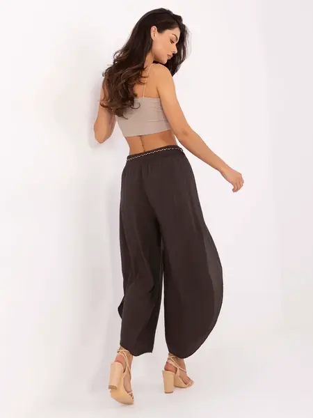 Trousers-TW-SP-BI-81378.24P-dark brown