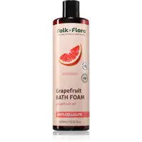 Folk & Flora Grapefruit pěna do koupele 400 ml