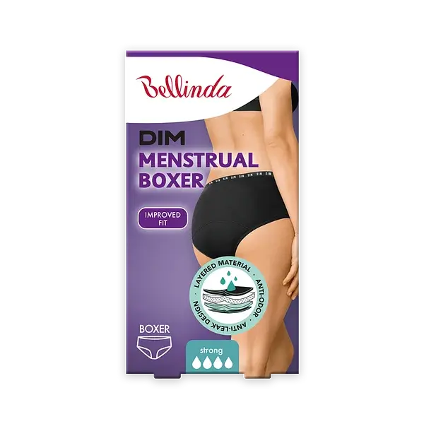 Dámské kalhotky DIM menstruační černé