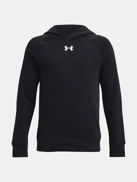 Under Armour Mikina UA Rival Fleece Hoodie-BLK - Kluci