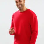 Pánský svetr DKaren DKaren_Sweatshirt_Justin_Red
