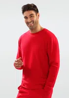 Pánský svetr DKaren DKaren_Sweatshirt_Justin_Red
