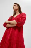 DÁMSKÉ ŠATY L-SU-4021 JAHODA