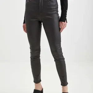 Orsay Šedé dámské koženkové kalhoty - Dámské