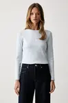 Calvin Klein Jeans  tričko s dlouhým rukávem dámské bavlněné s elastanem