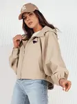 Dámská bunda oversize CATRAL Barva tmavě béžová DSTREET