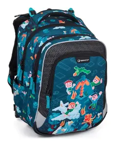 Velký školní set Bagmaster LUMI 24 E Set L Blue