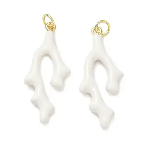 Brass Enamel Pendants