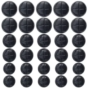 90Pcs 3 Styles Plastic Buttons