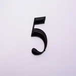 Plastic & PVC Number Sign Labels