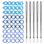 5Pcs Rubber Lanyard Straps
