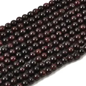 Natural Garnet Bead Strands