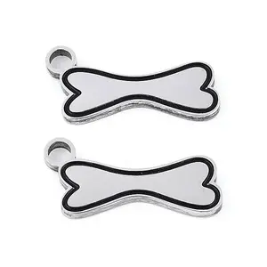 304 Stainless Steel with Enamel Pendants
