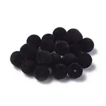 Flocky Acrylic Beads