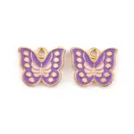 Light Gold Plated Alloy Enamel Pendants