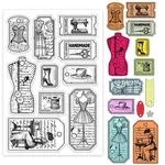 Custom PVC Plastic Clear Stamps
