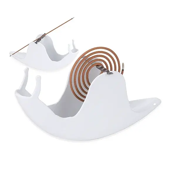 Creative Iron Fireproof Mosquito Incense Plate with Snail Mosquito Incense Holder